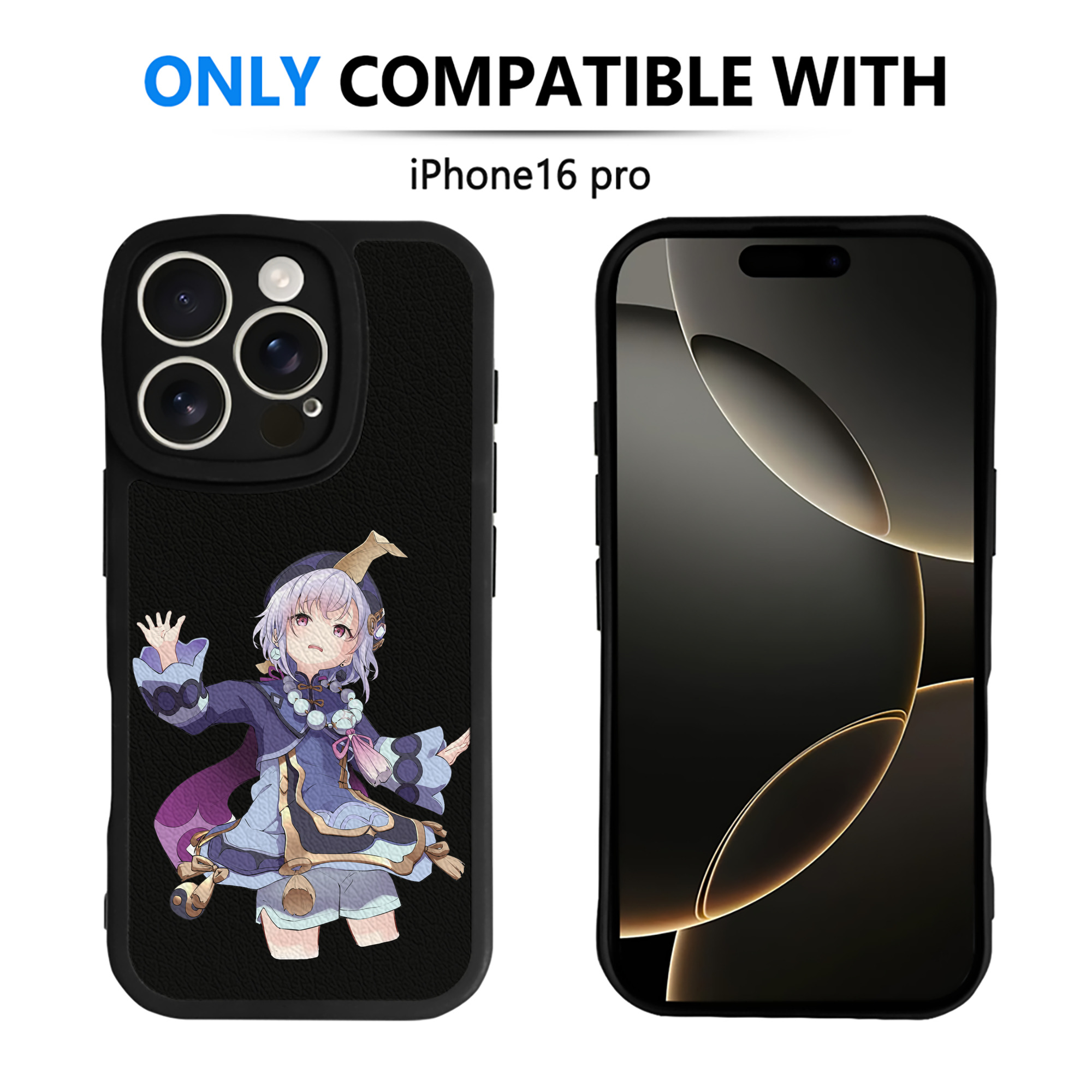 げんし神 七七 なな  genshin Nana 【iPhone 16シリーズ対応】シリコンスマホケース（レザー調） 材質：シリコン